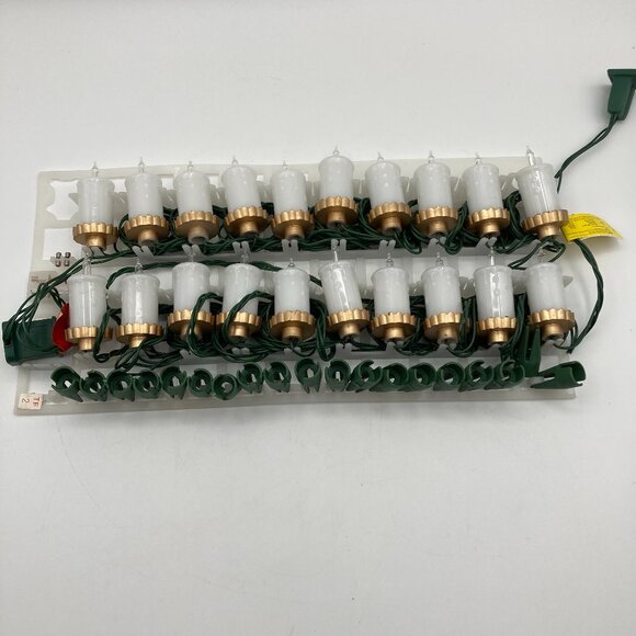 Vintage GE String-A-Long Candle Lights Christmas Lights New In Box - Picture 4 of 4